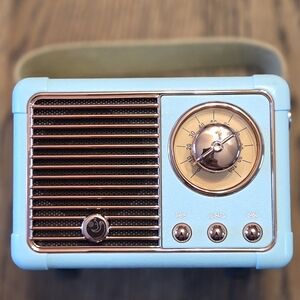 Dosmix Retro Bluetooth Speaker, Vintage Decor,